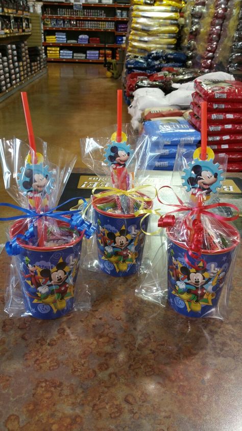 Candy bags for mickey mouse clubhouse party Party Candy Bags Ideas Birthdays, Mickey Mouse Candy Table Ideas, Mickey Mouse Birthday Bags, Mickey Mouse Goody Bags, Mickey Mouse Clubhouse Goodie Bags, Mickey Mouse Club House 1st Birthday, Mickey Mouse Birthday Gift Bags, Mickey Mouse Loot Bag Ideas, Mickey Mouse Candy Bags