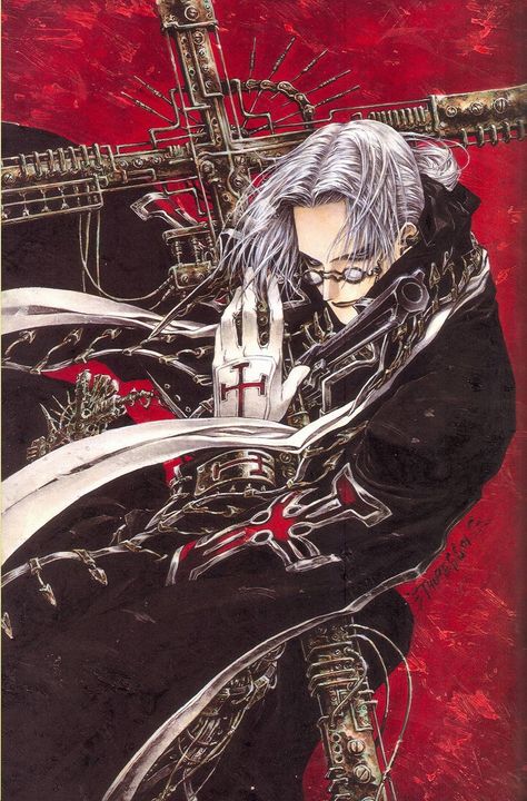 Abel Nightroad Abel Nightroad, Trinity Blood, Anime Character, Anime, Hair, Clothes, Black