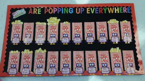 Box Tops competition.  Each classroom has a popcorn bag.  The first one to fill their bag wins a popcorn party. Pta Membership Drive Bulletin Boards, Membership Drive Ideas, Popcorn Bulletin Board, Box Tops Contest, Middle School Fundraisers, Pta Membership Ideas, Pta Membership Drive, Membership Ideas, Pta Mom