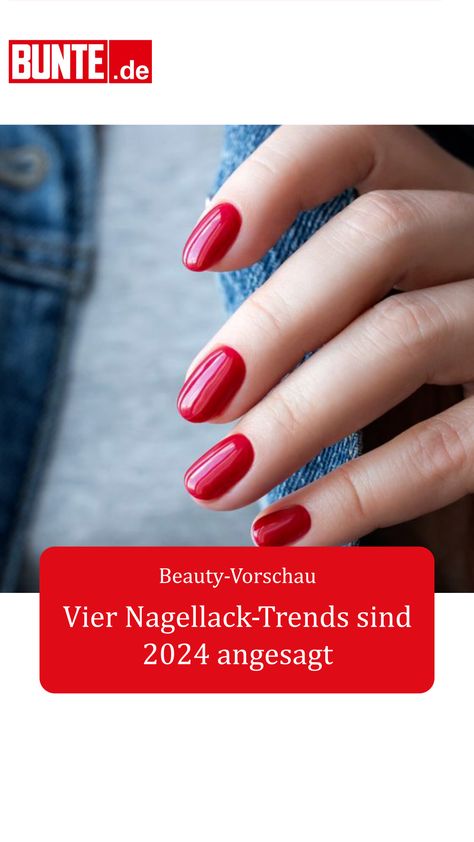 Entdecke die Nagellack-Trends 2024: Mit diesen 4 stylischen Looks setzt du deine Nägel gekonnt in Szene. | BUNTE.de Nagellack Trends, Trends 2024, Nude Nails, Nail Trends, Essie, Nails, Beauty, Quick Saves, Design