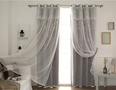 Curtains For Girls Bedroom, Princess Curtains, Gray Curtains, Girls Bedroom Curtains, Romantic Living Room, Baby Deco, Lace Curtain, Farmhouse Window, Window Treatments Bedroom