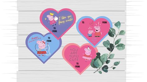 Excited to share this item from my #etsy shop: Peppa Pig Valentine Card, Printable Valentine Card, Peppa Pig Valentine, Kids Valentine Card, Valentine's Day, Peppa Pig, Instant Download Peppa Pig Gifts, Printable Valentines Cards, Valentines For Kids, Peppa Pig, Happy Valentines Day, Happy Valentine, Valentines Cards, Instant Download Etsy, Gift Tags