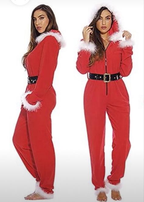 Santa Outfits For Women, Santa Outfit For Women, Mrs Clause, Santa Outfit, Outfit For Women, Mrs Claus, All Things Christmas, Christmas Lights, Diy Clothes