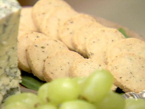 Parmesan and Thyme Crackers Recipe | Ina Garten | Food Network Cheese Biscuit Recipe, Parmesan Crackers, Cheese Biscuit, Crackers Recipe, Ina Garten Recipes, Wedding Soup, Cheese Biscuits, Biscuits Recipe, Cracker Recipes