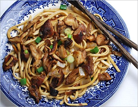 Chinese Duck Pasta with Mushrooms Duck Pasta, Chinese Duck, Pasta With Mushrooms, Chinese Five Spice Powder, Almond Chicken, Ginger Slice, Five Spice Powder, Roast Duck, Cashew Chicken