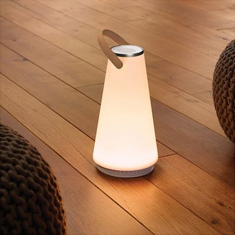 UMA Sound Lantern Autumn Gardening, Wood Lamp Design, Outdoor Gathering Space, Portable Lantern, Speaker Design, Gathering Space, Wood Lamps, Portable Lamps, Led Table Lamp