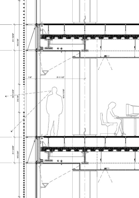 New York Times Building, New York Times Newspaper, Construction Details Architecture, Curtain Wall Detail, Building Workshop, Steel Structure Buildings, Times Newspaper, Architecture Collage, School Of Architecture