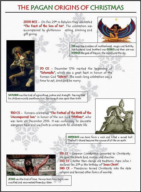 The Pagan Origins of Christmas by PAGANAVIDAD, via Flickr Christmas Is Pagan, Saturnalia Pagan, Origin Of Christmas, Pagan Christmas, Pagan Holidays, White Jesus, Golden Calf, Babylon The Great, Biblical Hebrew