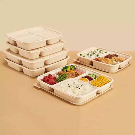 Food Delivery Packaging, Indian Spice Box, Gerobak Dorong, Packaging Snack, Disposable Food Containers, Food Containers Lunch, Takeaway Food, Clamshell Packaging, Food Box Packaging