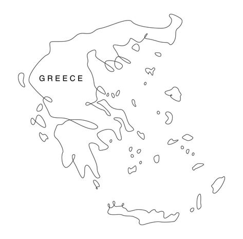 Greece Tattoo, Map Of Greece, Art Folio, Greece Map, Country Aesthetic, Mykonos Island, Snap Ideas, Insta Inspiration, Tiny Tattoo