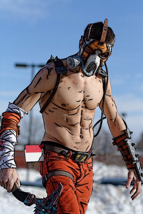 Borderlands Cosplay Borderlands Cosplay, Borderlands Art, Video Game Cosplay, Epic Cosplay, Male Cosplay, Amazing Cosplay, Maquillage Halloween, Borderlands, Halloween Disfraces