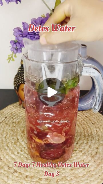 Beetroot Detox Water, Heathy Recipe, Chia Seeds Benefits, Boost Immune System, Summer Water, Healthy Detox, Summer Drink, Detox Water, Infused Water