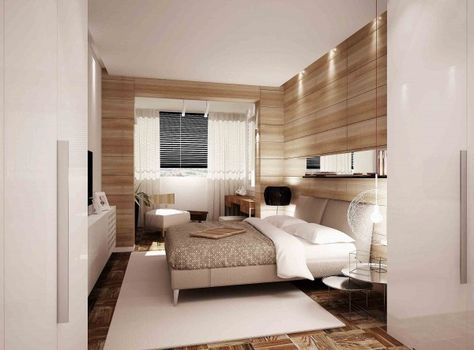 Modern Bedroom Design Ideas for Rooms of Any Size Wood Panel Bedroom, Luxurious Dressing Room, Small Bedroom Inspiration, Amazing Bedroom Designs, Bedroom Layout, Bedroom Wall Designs, Bedroom Panel, Modern Bedroom Design, Design Del Prodotto