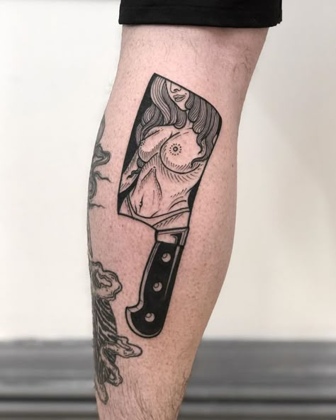 Non Traditional Tattoos, Minimalist Tattoos For Women, Stile Pin Up, Card Tattoo Designs, Knife Tattoo, Bunny Tattoos, Neck Tattoo For Guys, Tattoo Style Drawings, Minimalist Tattoos