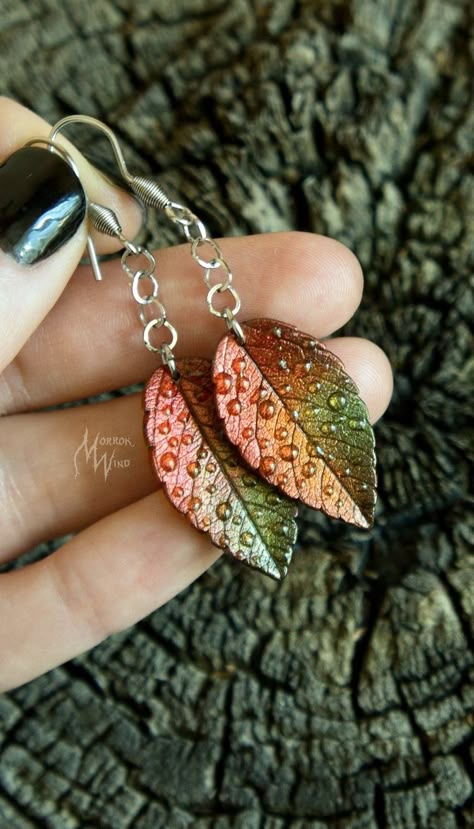 Gold Earrings Long, Red Gemstone Jewelry, Elven Forest, Elven Wedding, Sunflower Charm, Autumn Jewelry, Arch Earrings, Leaves Earrings, Gold Bar Earrings