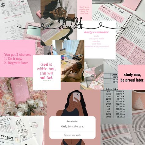 2024 Vision Board for Christian students 🩷✝️ #christiangirl #pinkaesthetic #visionboard #2024 #2024visionboard Vision Board Pics Christian, Vision Board For Christian Women, 2024 Vision Board Student, 2024 Christian Vision Board, Christian Girl Vision Board, Christian Mood Board, Vision Board Christian, Christian Gym, Aesthetic Pens