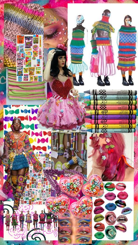 Fashion Mood Board, Art School, Fashion Illustration, Mood Board, Knitwear, Candy, Color, Art