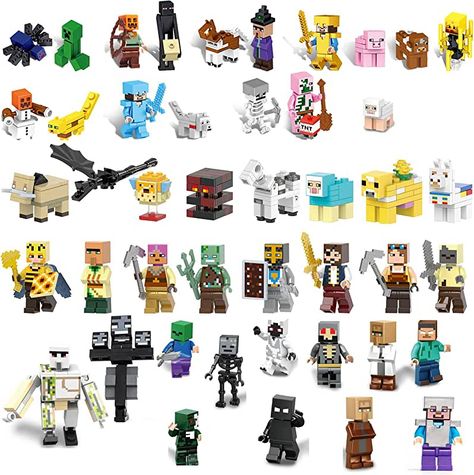 Minecraft Action Figures, Minecraft Merch, Minecraft Figures, Homemade Gummies, Minecraft Lego, Retro Games Wallpaper, Games Wallpaper, Minecraft Characters, Lego Minecraft