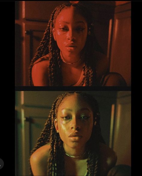 Cinematic Film Aesthetic, Self Portrait Edits, Creative Cinematic Shots, Insta Portrait Ideas, Black Opulence Aesthetic, Black Cinematic Photography, Edgy Self Portraits, Cinematic Photography Black Women, Cool Self Portrait Ideas Photography