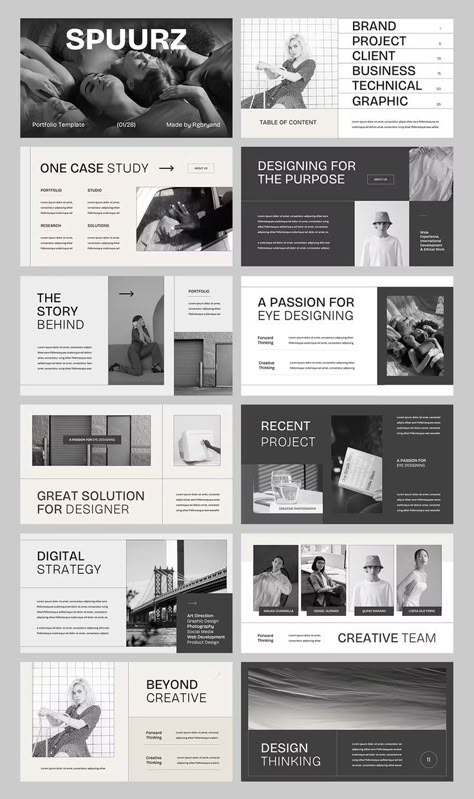 Portfolio Powerpoint, Best Presentation Templates, Catalog Design Layout, Photography Presentation, Graphic Design Portfolio Layout, Professional Powerpoint Presentation, 포트폴리오 레이아웃, Presentation Design Layout, Powerpoint Layout