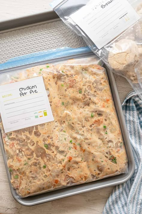 Can You Freeze Chicken Pot Pie? Chicken Pot Pie Recipe Freezer Meal, How To Freeze Chicken Pot Pie, Freezer Pot Pie Recipe, Chicken Pot Pie Recipe Freezer, Freezable Chicken Pot Pie, Freezing Chicken Pot Pie, Chicken Pot Pie Casserole Freezer Meal, Chicken Pot Pie To Freeze, Freezer Chicken Pot Pie Casserole