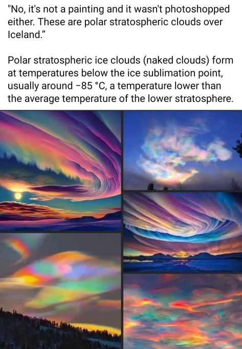 Polar Stratospheric Clouds, Stratospheric Clouds, Happy Hippie, Astronomy, Iceland, The Sky, Picture Video, Northern Lights, Photoshop