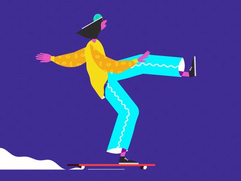 Animation Skater by Philippine Delezenne on Dribbble Animation Skateboard, Skating Animation, Skateboard Animation, Motion Graphs, Low Poly Character, Vector Animation, Adobe Animate, Skate Gif, Ui Animation