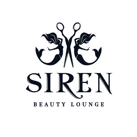 Siren Logo Design, Mermaid Logo Design Ideas, Blog Layout Ideas, Siren Names, Voice Logo, Siren Voice, Siren Beauty, Ocean Logo, Siren Tattoo