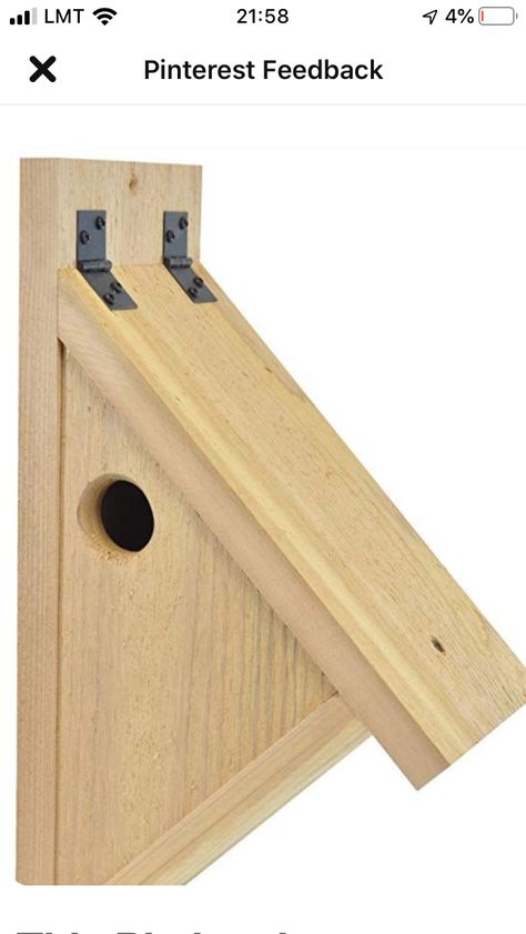 Wooden Birdhouse, Homemade Bird Houses, Exterior Drawing, Bird Houses Ideas Diy, Bird House Feeder, Nest Box, Wooden Bird Houses, Bird House Plans, Bird House Kits