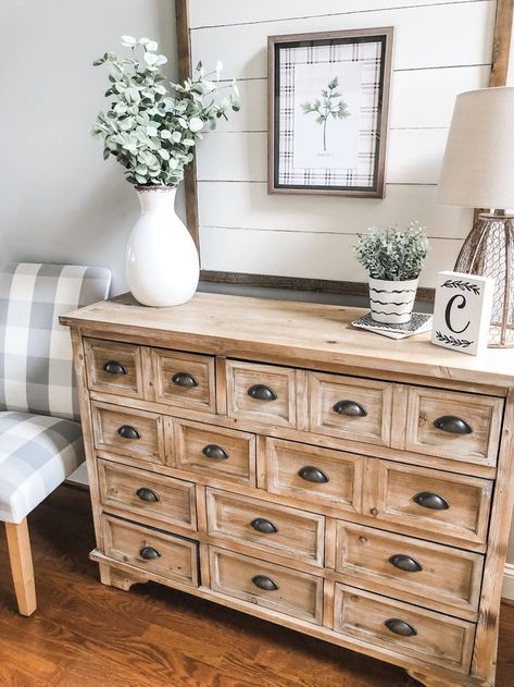 Dresser Decor Bedroom With Tv, Dresser Decorations, Bleached Furniture, Dresser Decor Ideas, Bedroom Dresser Decor, Dresser Inspo, Wilshire Collections, Dresser Decor Bedroom, Lovely Bedroom