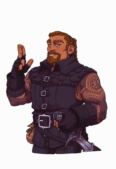 Dnd Halfling Male, Dwarves Dnd, Dwarves Art, Halfling Male, Arcane Trickster, Random Character, Character Drawings, Heroic Fantasy, Leather Armor