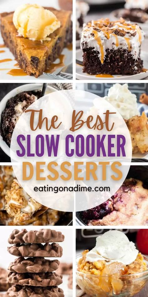 Slow Cooker Dessert Recipes, Slow Cooker Dessert, Crockpot Dessert, S Mores Cupcakes, Crockpot Desserts, Slow Cooker Recipes Dessert, Yummy Dessert Recipes, Crockpot Dessert Recipes, Caramel Tart