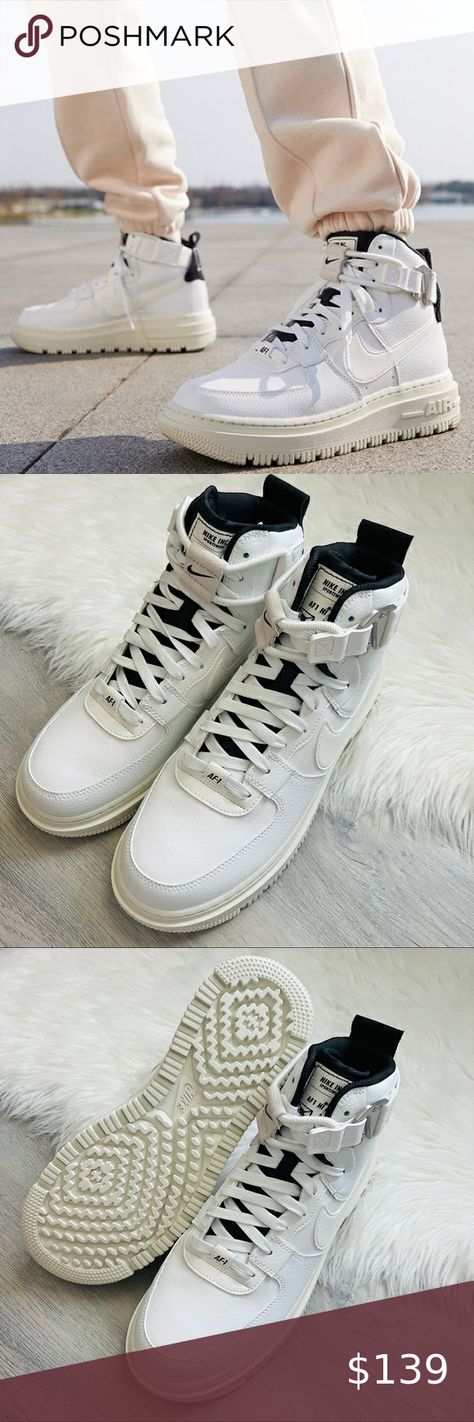 NWT Nike Air Force 1 HI UT 2.0 Women’s Shoes High Cut Shoes Outfit, High Cut Shoes, Nike Air Force 1 High, Air Force 1 High, Swoosh Logo, Nike Outfits, Nike Air Force 1, Military Fashion, Golden Goose Sneaker