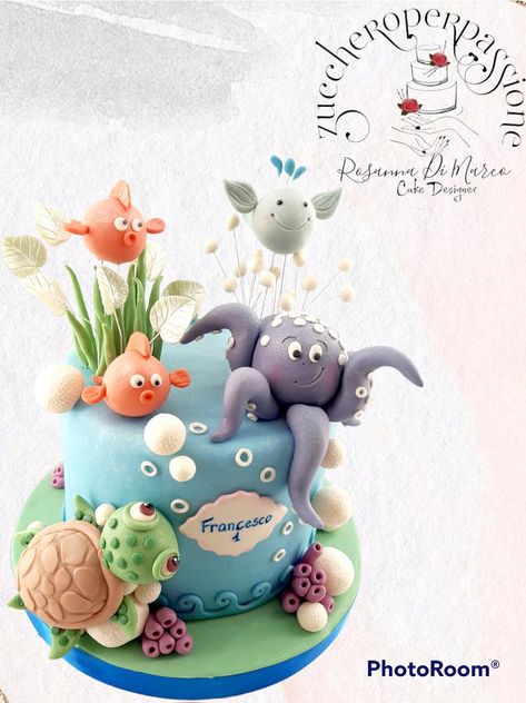 #birthday #birthdaycake #sea #seacakeseabirthday #fish #3d #3dcakes #handmade #billowing #sugarpaste #cake #cakedecorating #cakeart #cakedecor #cakesdecor Underwater Birthday Cake, Ocean Birthday Cakes, Fish Cake Birthday, Underwater Birthday, Toddler Boy Birthday, Teacher Cakes, Learn Cake Decorating, Animal Birthday Cakes, Ocean Cakes