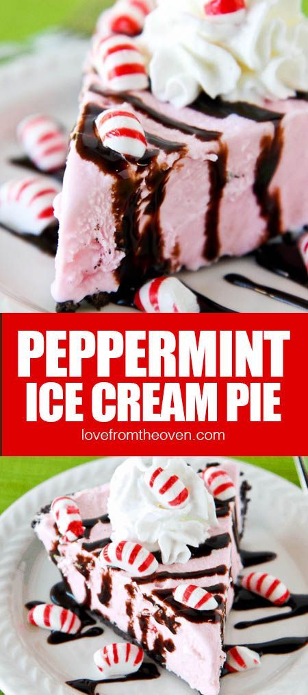 Peppermint Ice Cream Dessert Recipes, Pepermint Fudge, Peppermint Ice Cream Dessert, Ice Cream Desserts Easy, Christmas Ice Cream Desserts, Peppermint Stick Ice Cream, Frozen Deserts, Christmas Ice Cream Cake, Ice Cream Dessert Recipe