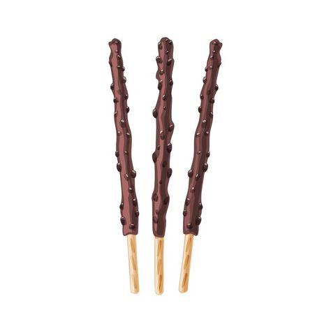 Chocolate biscuit sticks with almond cr... | Premium Vector #Freepik #vector #wafer #cookies-cream #roll-cake #pocky Waffle Biscuits, Biscuit Sticks, Chocolate Straws, Heart Marshmallows, Pocky Sticks, Waffle Sticks, Cream Roll, Matcha Dessert, Chocolate Logo