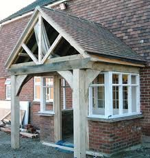 roof detail Oak Porch, Porch Canopy, Building A Porch, Door Canopy, Front Door Porch, Door Porch, Entrance Porch, House With Porch, Extension Ideas