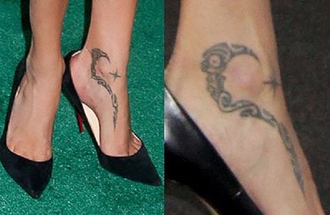 Adriana Lima Tattoo, Tattoo Meaning, Foot Tattoo, Ankle Tattoo, Adriana Lima, Tattoos With Meaning, Infinity Tattoo, Her Style, Body Art