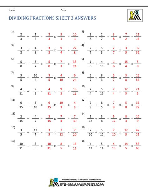 How To Divide Fractions 2B5 Dividing Fractions Worksheets, Fractions Division, Divide Fractions, Learning Fractions, Simplifying Fractions, Dividing Fractions, 4th Grade Math Worksheets, Multiplying Fractions, Math Tutorials