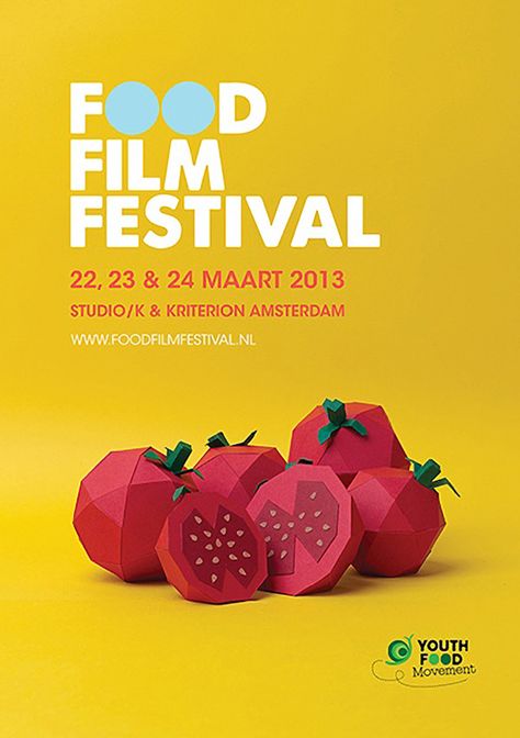 Food Film Festival | Veerle's Blog 3.0 Food Festival Poster, Graphic Design Inspiration Poster, Film Festival Poster, Best Posters, Food Film, Event Posters, Flyers Design, Graphisches Design, Event Poster Design