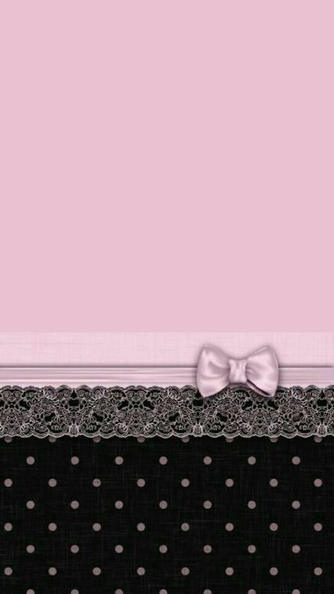 wallpaper Pink And Black Lace Wallpaper, Ragazza Pop Art, Lace Wallpaper, Ios Wallpaper, Bow Wallpaper, Balanced Living, Flowery Wallpaper, Ios Wallpapers, Home Decorating Ideas