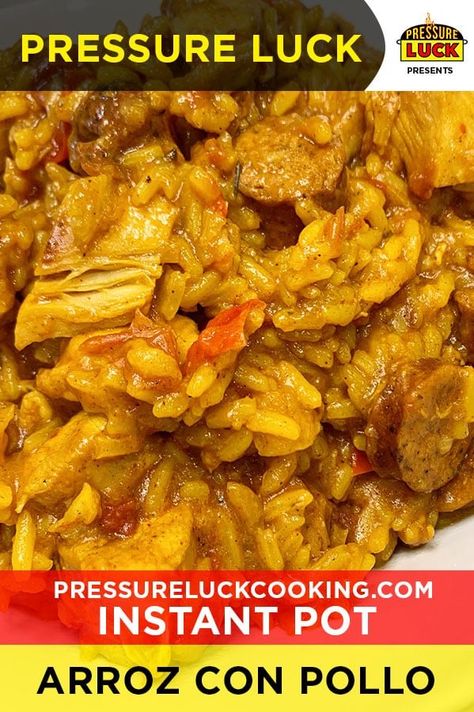 Pressure Luck Cooking Recipes, Pressure Luck Cooking, Pressure Luck Recipes Instant Pot, Con Pollo Chicken, Ip Chicken, Cuban Picadillo, Instant Meals, Pressure Luck, Instapot Meals