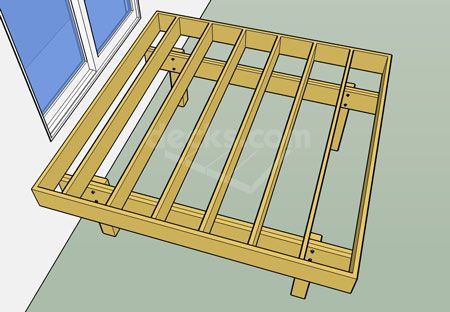 Learn about an alternative framing method that allows you to install your decking perpendicular to the house and makes the deck free standing. Freestanding Deck, Free Standing Pergola, Pergola Shade Cover, Landscaping Around House, White Pergola, Laying Decking, Deck Framing, Pergola Curtains, Pergola Swing