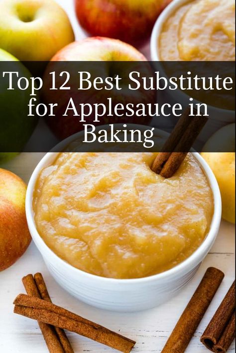 applesauce substitute, applesauce substitute in baking, substitute applesauce for oil, substitute for applesauce Applesauce Replacement In Baking, Apple Sauce Substitute For Baking, Applesauce Recipes Baking, Applesauce Substitute, Baking Replacements, Applesauce Cake Recipe, Baking With Applesauce, Potato Substitute, How To Make Applesauce