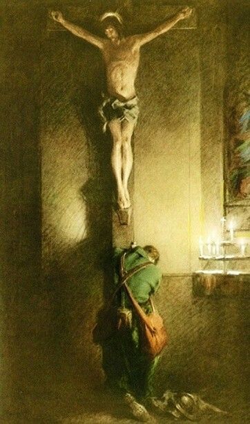 Charles Bosseron Chambers, The return Jesus Suffering, Christ Crucified, Catholic Images, Biblical Art, Catholic Art, Jesus Pictures, Jesus On The Cross, Sacred Art, Lord Jesus Christ