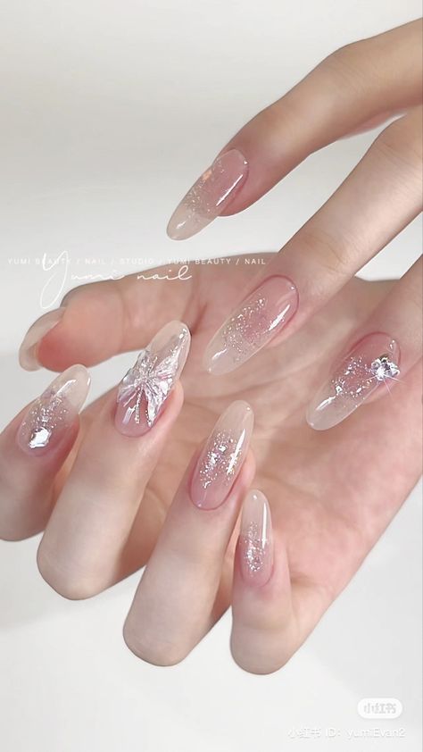 #chinesenails Douyin Nails, Short Nail Art, Asian Nails, Nail Candy, Pretty Gel Nails, Really Cute Nails, Cute Gel Nails, Short Nail, Soft Nails