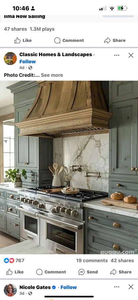 Modern American Kitchen, Loft Kitchens, American Kitchen Design, French Style Kitchen, Backsplash Trends, Kitchen Backsplash Trends, American Kitchen, Dream Kitchens Design, French Country Kitchen