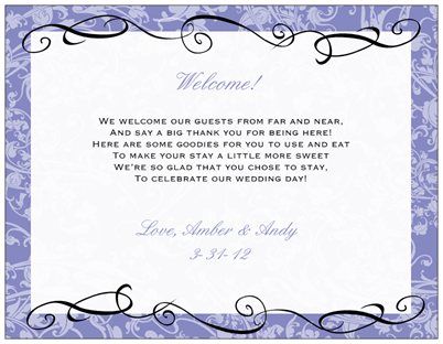 poems for hotel welcome bags - March 2012 Weddings Welcome Poems, Wedding Hotel Bags, 40th Reunion, Wedding Message, Hotel Welcome Bags, Spring Wedding Favors, Feeling Of Love, Wedding Messages, Wedding Poems