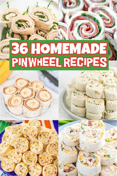 Pinwheel Recipes - Eating on a Dime Easy Pinwheel Recipes, Pinwheel Appetizers Cream Cheese, Tortilla Pinwheels Recipe, Pinwheel Recipe, Chicken Pinwheels, Cream Cheese Pinwheels, Ham And Cheese Pinwheels, Tortilla Pinwheels, Pinwheel Sandwiches