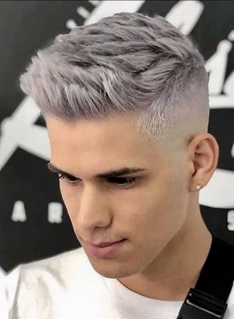 Natural Hair Recipes, Reverse Gray Hair, Short Haircuts For Men, High Fade Haircut, Grey Hair Men, Hair Growth Secrets, Stylish Short Haircuts, Diy Haircut, Summer Haircuts